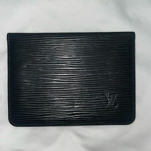 Louis Vuitton Black Epi Leather Wallet